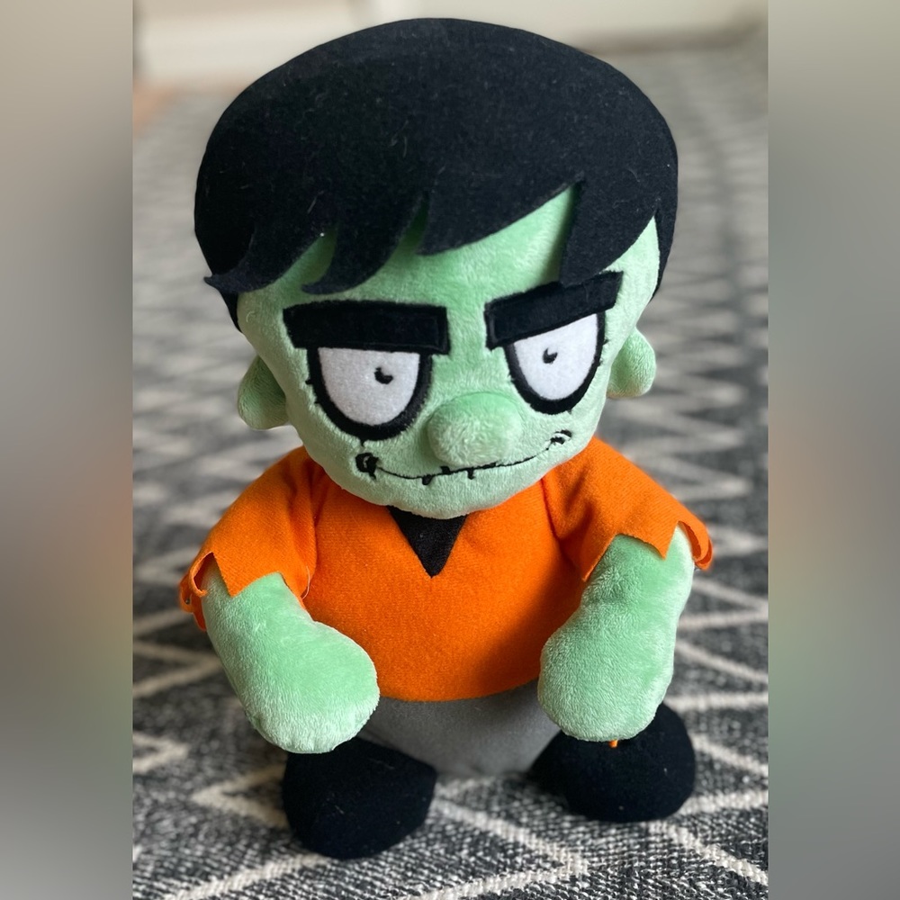 (3/$15) Gund Plush Toy Funky Frank Music Halloween Frankenstein Thriller